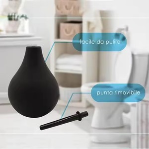 Lavman ampul Anal Douche su çıkış delikleri ile Anal temizleyici kiti Anal Plug tasarım kullanımlık Anti geri akış lavman Douche - Product Image 3