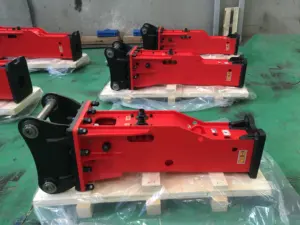 Box Type Hydraulic Breaker Hammer For 28-35 Tons Backhole Loader Excavator