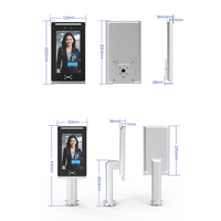 Máquina de Control de Acceso y Registro de Asistencia con Reconocimiento Facial Biométrico de 7 Pulgadas, Aleación de Aluminio, con SDK Abierto y Personalización ODM
