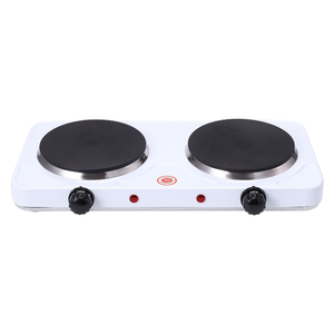 <span class=keywords><strong>Plaque</strong></span> électrique portable puissante <span class=keywords><strong>de</strong></span> 2000 W à double <span class=keywords><strong>plaque</strong></span> et température réglable pour usage domestique - Product Image 1