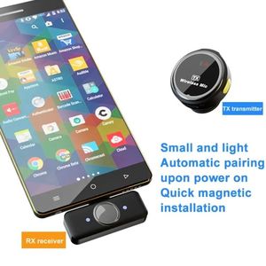 Q8 Micrófono Lavalier inalámbrico estilo Botón de suministro transfronterizo para teléfono móvil Transmisión en vivo Grabación de video Reducción de ruido - Product Image 6