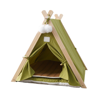 Tente portable pour animaux de compagnie pour chats, tente-coussin confortable et douillette pour chat avec housse amovible, utilisable en toutes saisons