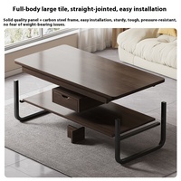 Table d'appoint rectangulaire moderne de petite taille pour salon, table basse, location pour la maison ou l'appartement
