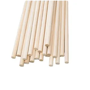 Balsa wood sticks round balsa wood from Papua New Guinea Balsa Wood Dowel Made in China