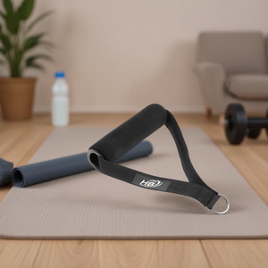 HB Sport Hand-held Exercise Bands 13x15cm Resistance Training Handles Fitness Equipment - Product Image 2