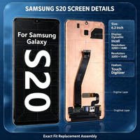 Écran d'affichage Incell pour Samsung Galaxy S20 4G 5G, assemblage numériseur tactile LCD pour téléphone portable