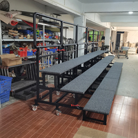 Plateforme mobile pliable en aluminium, facile à installer, pour chœur, scène, événements, églises, chœur, estrade