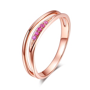 แหวนเงินแท้ 925 ประดับเพชรซิคอนจาก UM Jewelry ดีไซน์โดดเด่น ขัดเงาอย่างประณีต เหมาะสำหรับขายส่ง ของขวัญงานเลี้ยง งานครบรอบ หรืองานแต่งงาน - Product Image 1