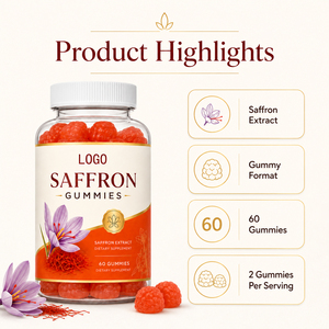 Compléments Avancés : Mélange Biologique de Safran Rouge – Compléments à Base de Plantes pour Adultes, Soutien Immunitaire, Santé Digestive, Antioxydants en Gummies - Product Image 3