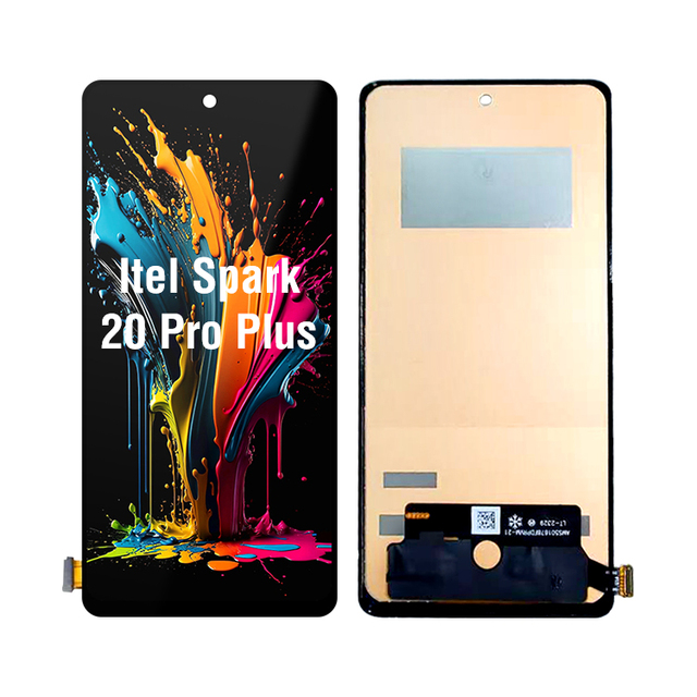 OLED Original Display Panel for Tecno Spark 20 Pro Plus Display Lcd Phone Screen Replacement No Frame Pantalla