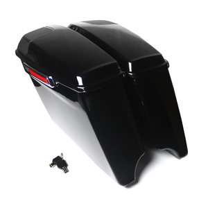 <span class=keywords><strong>Moto</strong></span> courbe CVO ABS en plastique côté boîte sacoche pour Harley Touring 2014-2019 - Product Image 6