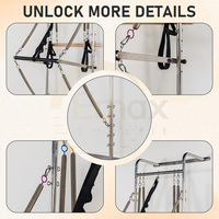 Unité Murale de Pilates Haute Performance : Reformer Suspendu, Springboard et Planche Murale pour Studio
