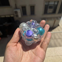 Perles colorées créatives en forme de raisin pour cube anti-stress en TPR, jouet sensoriel pour soulager le stress, à partir de 14 ans