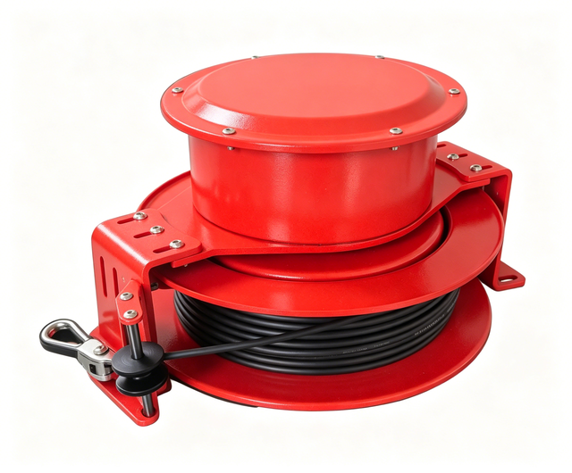 Automatic Retractable Cable Reel Spring Rewind Electric Wire Reel for Crane Heavy Duty Self-retracting Cable Winder