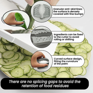 Support de coupe-légumes en plastique, pince de fixation antidérapante pour légumes, accessoires de découpe de cuisine - Product Image 3