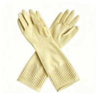 Gants ménagers 100% latex naturel - Résistants à l'eau et antidérapants