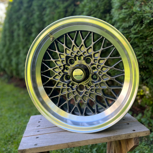 Rines Clásicos de Aleación con Malla Metálica de 17, <span class=keywords><strong>18</strong></span>, 19 y 20 Pulgadas, 5x112, 5x120, Borde Mecanizado en Color Gris Metálico, Estilo <span class=keywords><strong>BBS</strong></span> para <span class=keywords><strong>BMW</strong></span>, Mercedes, VW - Product Image 4