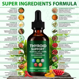 Extracto Líquido de Alta Potencia para el Soporte de la Tiroides, Fórmula Avanzada con Ashwagandha para el Estrés y la Energía - Product Image 5