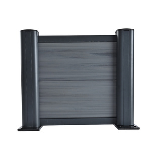 Clôture Wpc carrée, à prix incroyable, pour les <span class=keywords><strong>jardins</strong></span> et les parcs de parcs en extérieur, clôture Wpc - Product Image 2