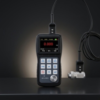 Medidor de Espesor de Tuberías Ultrasónico, Monitor de Corrosión a Través del Revestimiento, Alta Precisión 0.01, Protección IP67, Multivoltaje