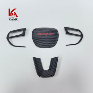 Sıcak satış araba aksesuarları <span class=keywords><strong>ABS</strong></span> karbon Fiber iç dış dekorasyon tam Set kitleri için Dodge şarj cihazı 2016-2021 - Product Image 2