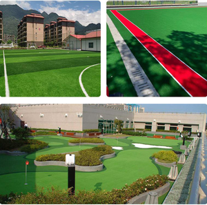 하이 퀄리티 조경 카펫 잔디 10mm 20mm 30mm 배수 효소 매트 피트니스 비 인필 인조 잔디 잔디 - Product Image 6