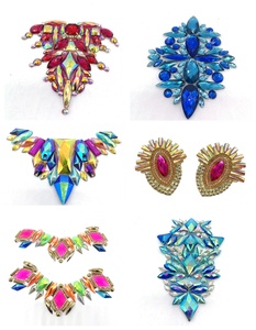 Aplique Termoadhesivo de Resina Multicolor con Brillo Intenso, Nuevo Color Rosa Neón y Amarillo Neón, para Disfraces de Carnaval y Sombreros - Product Image 3