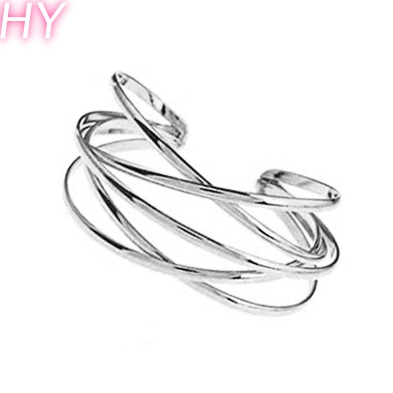 Bracelet cinq rangs en argent