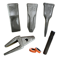Factory Wear Resistant Excavator Rock Teeth Assembly Bucket Tooth Adapter Kit With Lock Pin Retainer Ring
