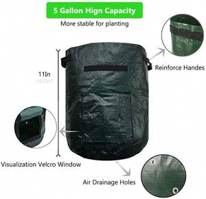 Sac de culture pour pommes de terre en PE, sacs de semis de 7 gallons, sacs de culture pour plantes de jardin, pot de semis, sac de culture pour plantes - Product Image 2