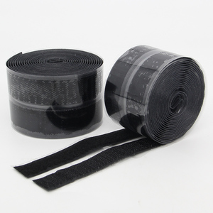 Tùy chỉnh hai mặt không thấm nước 100% nylon dính móc vòng băng cho văn phòng nhà công cụ phòng các mặt hàng nhỏ nhanh chóng sửa chữa công cụ màu đen - Product Image 1