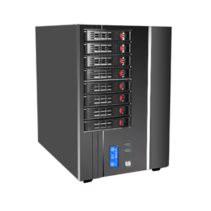 8 बे मिनी-itx nas सर्वर केस के साथ 3.5 \ "hdd और 8 हार्ड ड्राइव प्लास्टिक माइक्रो-एक्स चेसिस के साथ - Product Image 2