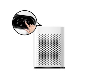 Purificador de Aire Táctil con Pantalla LED Grande de 230, CADR de 24w, con Filtro HEPA de Alta Calidad e <span class=keywords><strong>Iones</strong></span> Negativos Opcionales - Product Image 2