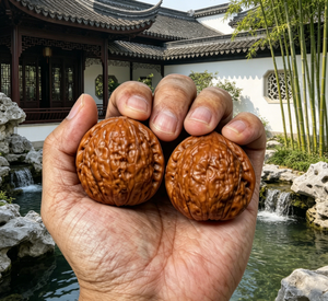 2 pièces Nouveauté 2026 Jouets de relaxation et anti-stress faits main en forme de noix Wenwan pour le travail quotidien - Product Image 4