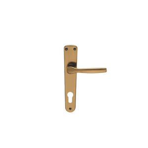 'GINEVRA' <b>HANDLE</b> WITH PLATE Patent hole - bronze color - Product Image 3