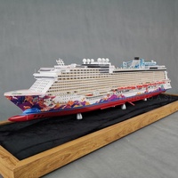 Modèle réduit sur mesure de 113 cm, artisanat en plastique fait main, cadeau de luxe pour la logistique, modèle de navire de croisière de luxe pour passagers