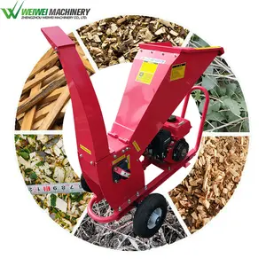 Weiwei 7.5hp Gasoline Engine Branch Shredder Crusher Chip Wood Splitter Garden Equipment