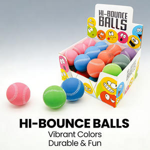 Palla Rimbalzante in Gomma Cava da 60mm Personalizzata, Giocattolo Antistress per Bambini - Product Image 2