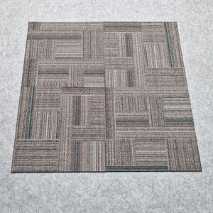 กระเบื้องพรมไนลอนเชิงพาณิชย์ขนาด 60x60 ซม. ลายเส้นทันสมัยแบบขนห่วง สำหรับห้องประชุม- กระเบื้องพรมสีขนาด 50x50 ซม. ราคาแข่งขัน - Product Image 5