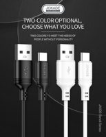 JOKADE 2023 OEM Original de haute qualité pour câble de chargeur de téléphone avec câbles de données USB de type C