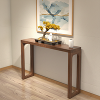 Table console longue et étroite contemporaine en bois massif écologique Xuanguan, nouvelle collection chinoise, pour le salon