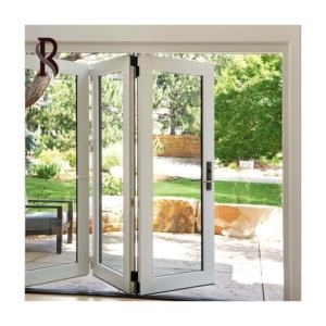 Rising Listo para instalar American Custom Nordic Thermal Break Aluminio Bifold Acordeón Winnipeg Mejor precio Bi Puertas plegables - Product Image 3