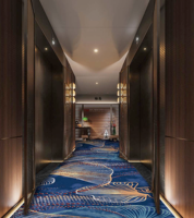 Lot de tapis Axminster 80% laine 20% nylon, prêt à expédier, bleu, pour la maison, l'hôtel, revêtement de sol en rouleau, réversible, résistant aux taches, banquet, casino