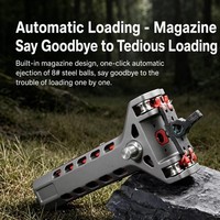 Slingshot puissant en ABS avec aimant, tige d'extension détachable, accessoires de tir et de chasse en plein air