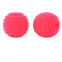 2025 Offre Spéciale 15mm perles de Silicone en spirale perles d'espacement en vrac perles de Silicone filetées pour stylo fabrication de bijoux accessoires de bricolage