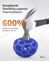 LANDU Flexible 3D TPU 95A 1.75mm Filamen TPU Impresora 1KG Filamen Printer 3D Daya Tahan Lama untuk Kegunaan Tahan Aus