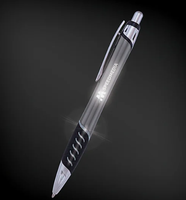 Stylos à bille rétractables personnalisés Techno Click avec logo promotionnel imprimé, cadeaux promotionnels, fournitures de bureau