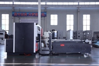 Nueva Máquina de Corte y Plegado de Láminas Delgadas NC con Motor Servo Computarizado para Cartón Corrugado, 6KW, Ancho de Trabajo de 2000-3000 mm