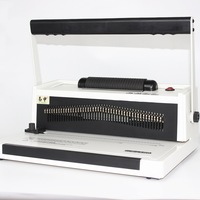 Machine à relier électrique à bobine unique YS-S20A avec fonction de perforation spirale, perforatrice de livres et de périodiques à 46 trous