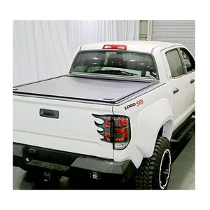 4X4 Pickup Truck Bed Cover Retractable Hard Roller Lid Shutter Double Lock Tonneau Cover For Ranger Hilux Revo